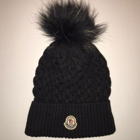 moncler black hat womens